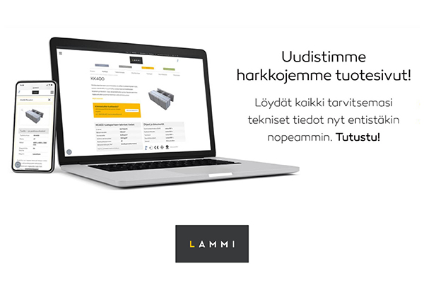 Uudistettu ja kattavampi Lammi Harkko-tuotesivusto